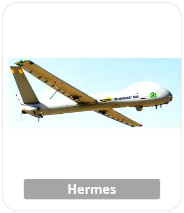 Hermes Combat Drones - Flying Robots - UCAV Drones 