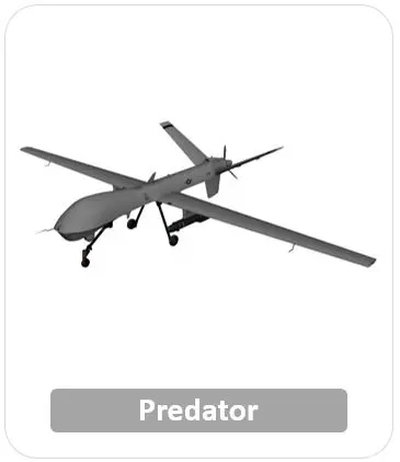 Predator Combat Drones - Flying Robots - UCAV Drones  