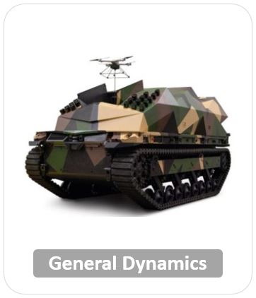 General Dynamics Defense Robots / Robotic Combat Vehicle / Unmanned Ground Vehicle