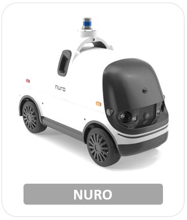 Nuro Delivery Robot for delivery applications
