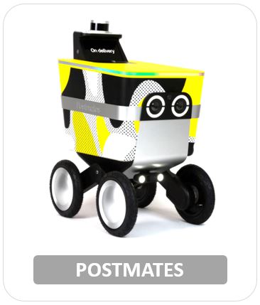 Postmates Delivery Robot for delivery applications